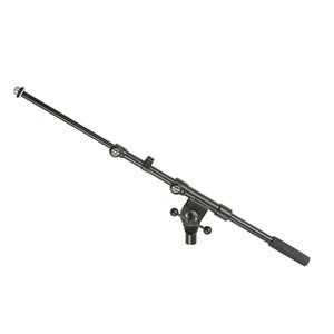 K&M 21110 211/1 Microphone Telescopic Boom Arm - 2 Piece Black